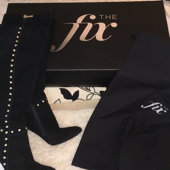 Kelly Over the knee Studded Boot. - Picture 7 of 7